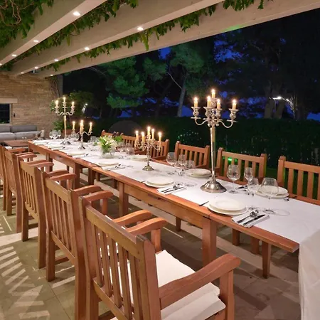 Luxury Beachfront Castello With Private Pool At The Promenade Zlatni Rat At The In - Brac Villa *