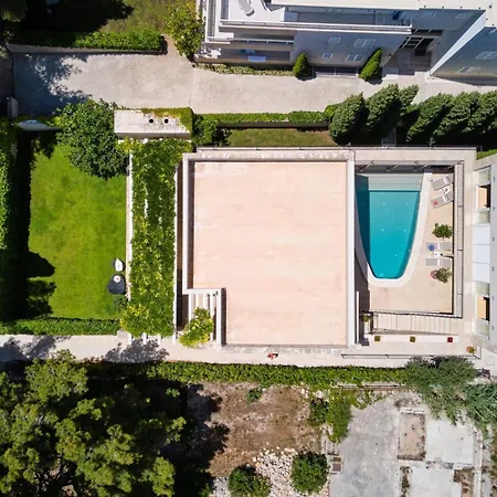 Villa Luxury Beachfront Castello With Private Pool At The Promenade Zlatni Rat At The In - Brac *