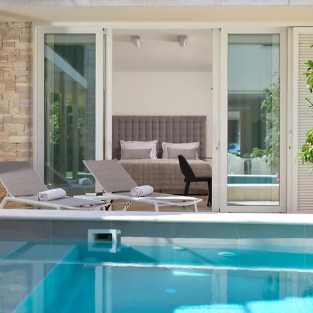 Villa Luxury Beachfront Castello With Private Pool At The Promenade Zlatni Rat At The In - Brac