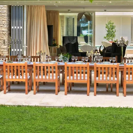 Villa Luxury Beachfront Castello With Private Pool At The Promenade Zlatni Rat At The In - Brac Bol