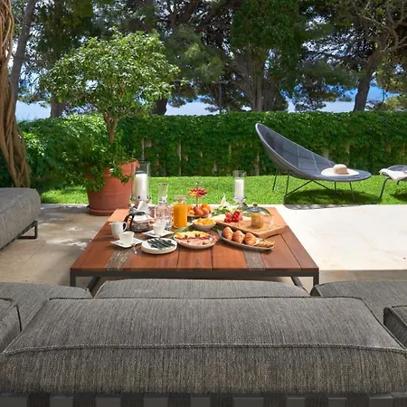 Villa Luxury Beachfront Castello With Private Pool At The Promenade Zlatni Rat At The In - Brac *